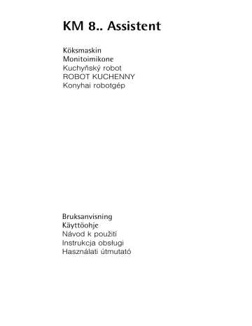 Aeg-Electrolux KM 880, KM850 User manual Aeg-Electrolux KM 880, KM850 User manual