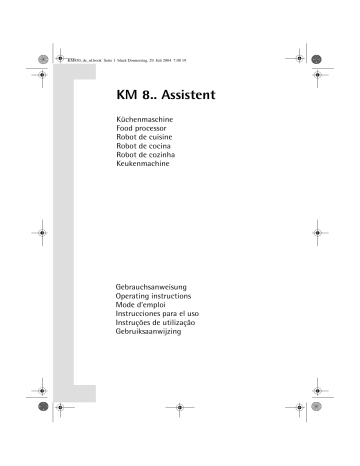AEG KM880 User manual AEG KM880 User manual