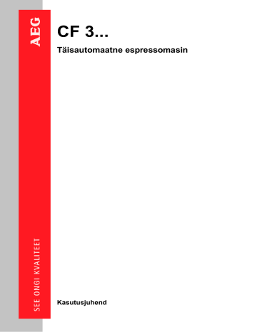 Aeg-Electrolux CF350 User Manual | Manualzz Aeg-Electrolux CF350 User Manual | Manualzz