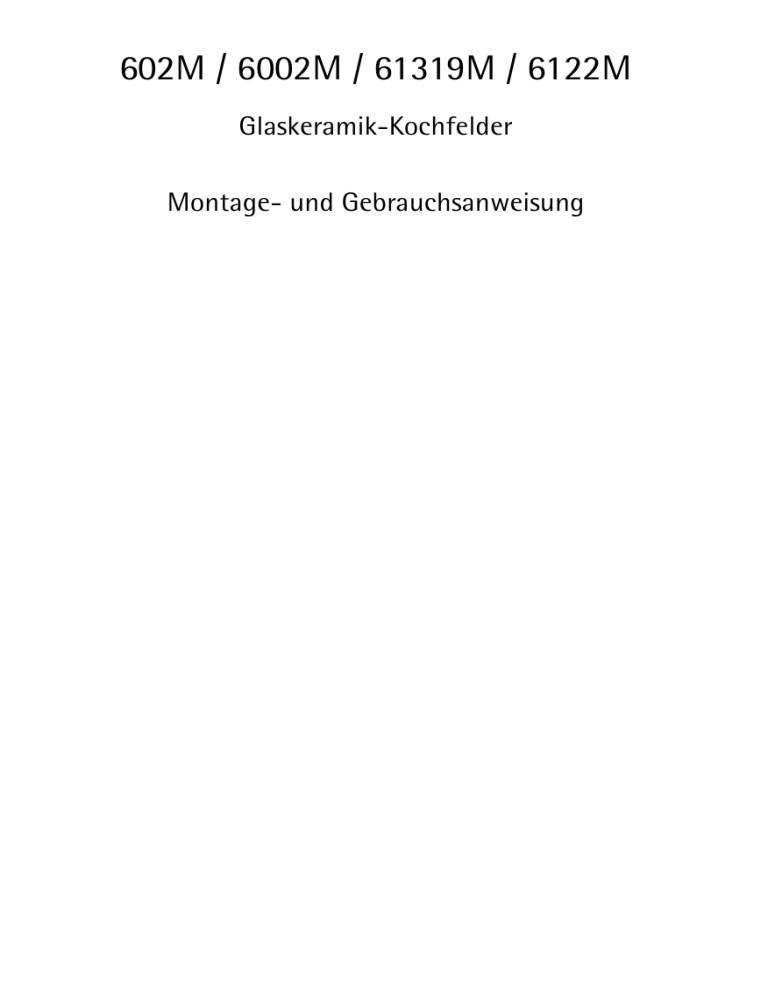 AEG C6122M-MT AG9 User manual AEG C6122M-MT AG9 User manual