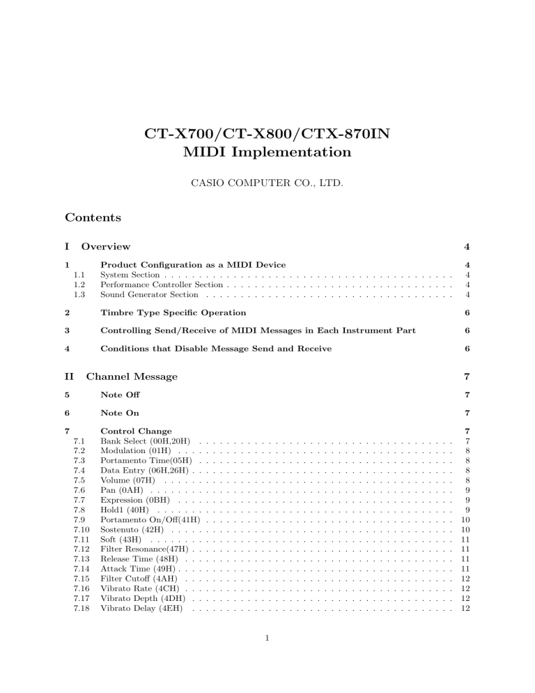 Casio CT-X700 User manual Casio CT-X700 User manual