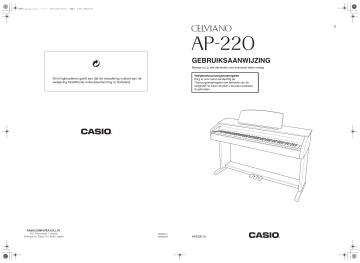 Casio AP-200 User manual Casio AP-200 User manual