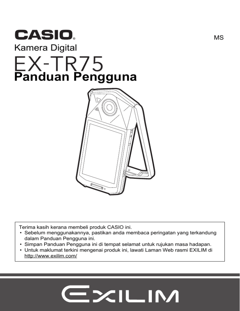 Casio EX-TR75 User guide Casio EX-TR75 User guide