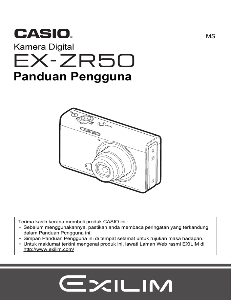 Casio EX-ZR50 User manual Casio EX-ZR50 User manual