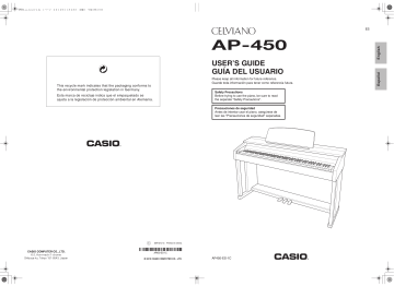 Casio AP-450 Manual Casio AP-450 Manual