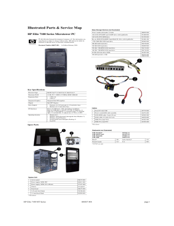 HP Elite 7100 Microtower PC, Elite 7100 Microtower PC (ENERGY STAR), Elite 7100 Base Model Microtower PC User manual HP Elite 7100 Microtower PC, Elite 7100 Microtower PC (ENERGY STAR), Elite 7100 Base Model Microtower PC User manual