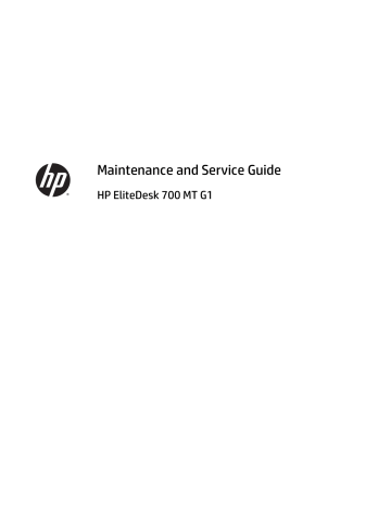 HP EliteDesk 700 G1 Microtower PC, EliteDesk 700 G1 Small Form Factor PC, EliteDesk 700 G1 Base Model Small Form Factor PC, EliteDesk 700 G1 Base Model Microtower PC User guide HP EliteDesk 700 G1 Microtower PC, EliteDesk 700 G1 Small Form Factor PC, EliteDesk 700 G1 Base Model Small Form Factor PC, EliteDesk 700 G1 Base Model Microtower PC User guide