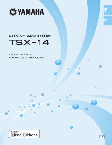 Yamaha TSX-14 Owner's manual Yamaha TSX-14 Owner's manual