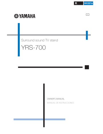 Yamaha YRS-700 Owner's Manual | Manualzz Yamaha YRS-700 Owner's Manual | Manualzz