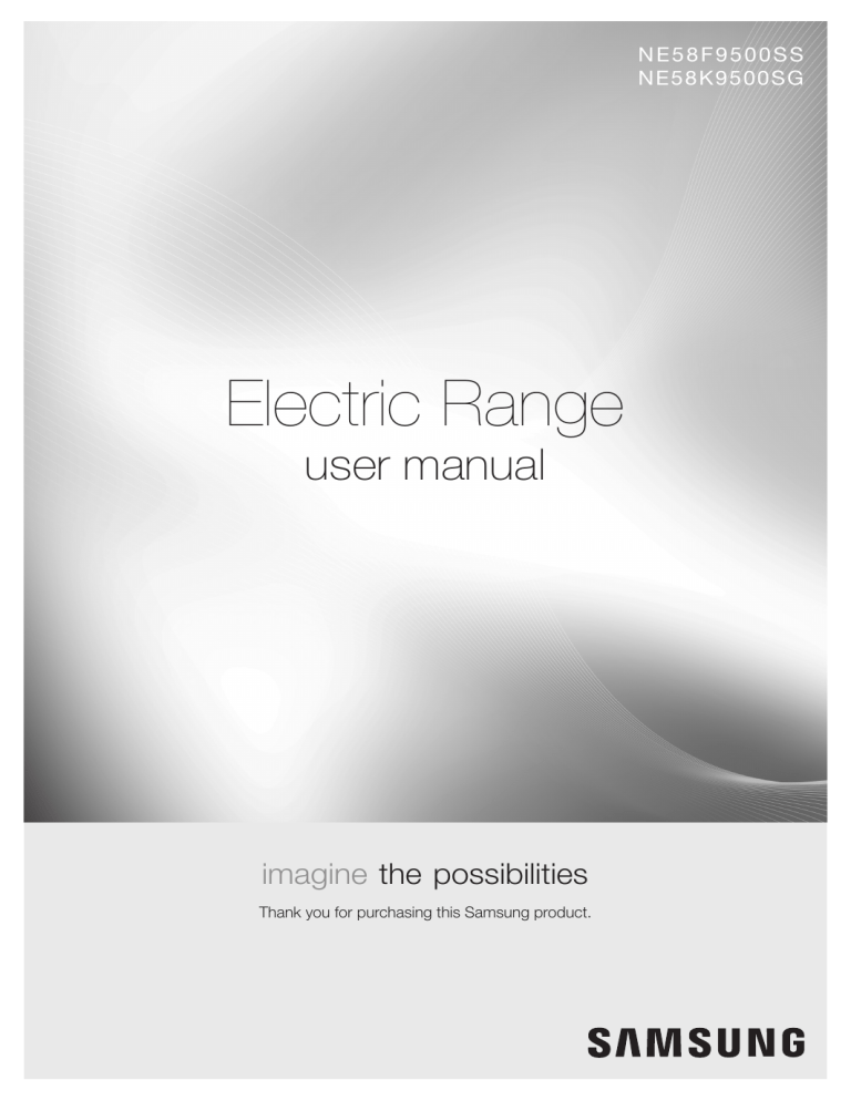 Samsung NE58F9500SS User manual Samsung NE58F9500SS User manual