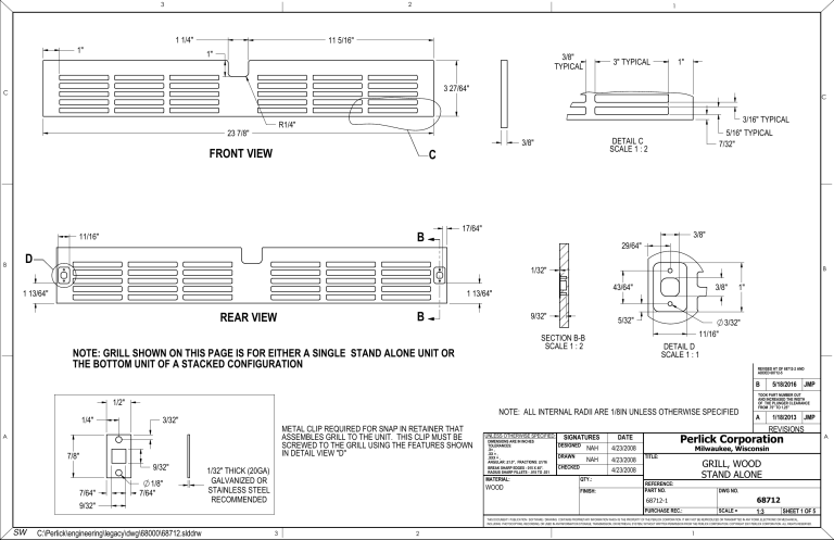 Perlick HC24RO36, HC24RB32R, HA24FB36, HA24FB31R User manual Perlick HC24RO36, HC24RB32R, HA24FB36, HA24FB31R User manual
