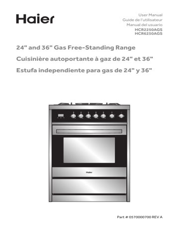 Haier HCR2250AGS User manual Haier HCR2250AGS User manual