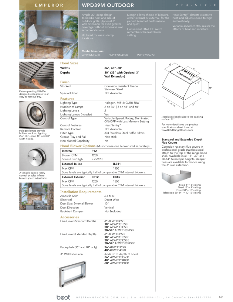 Best WPD39M48SB Specification Best WPD39M48SB Specification