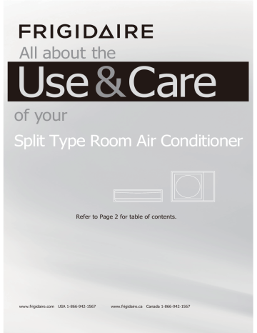 Frigidaire FFHP124CS1 User guide Frigidaire FFHP124CS1 User guide