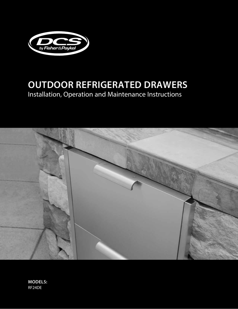 DCS RF24DE3 User guide DCS RF24DE3 User guide