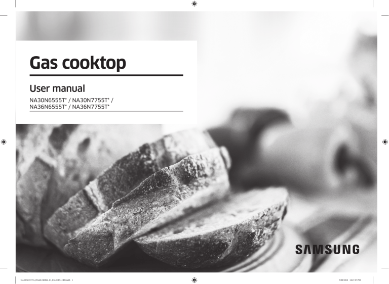 Samsung NA30N6555TS, NA30N6555TG User manual Samsung NA30N6555TS, NA30N6555TG User manual