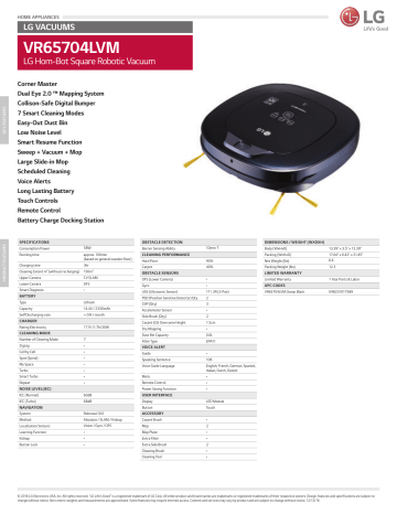 LG VR65704LVM User manual LG VR65704LVM User manual