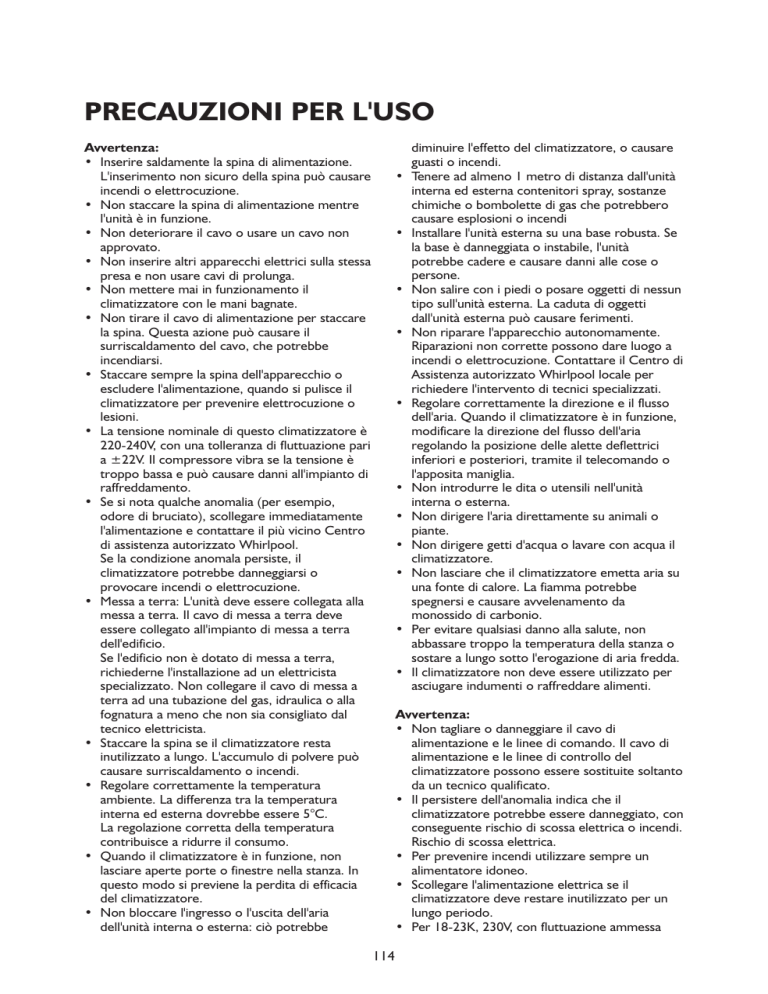 Whirlpool AMD 009 User guide Whirlpool AMD 009 User guide