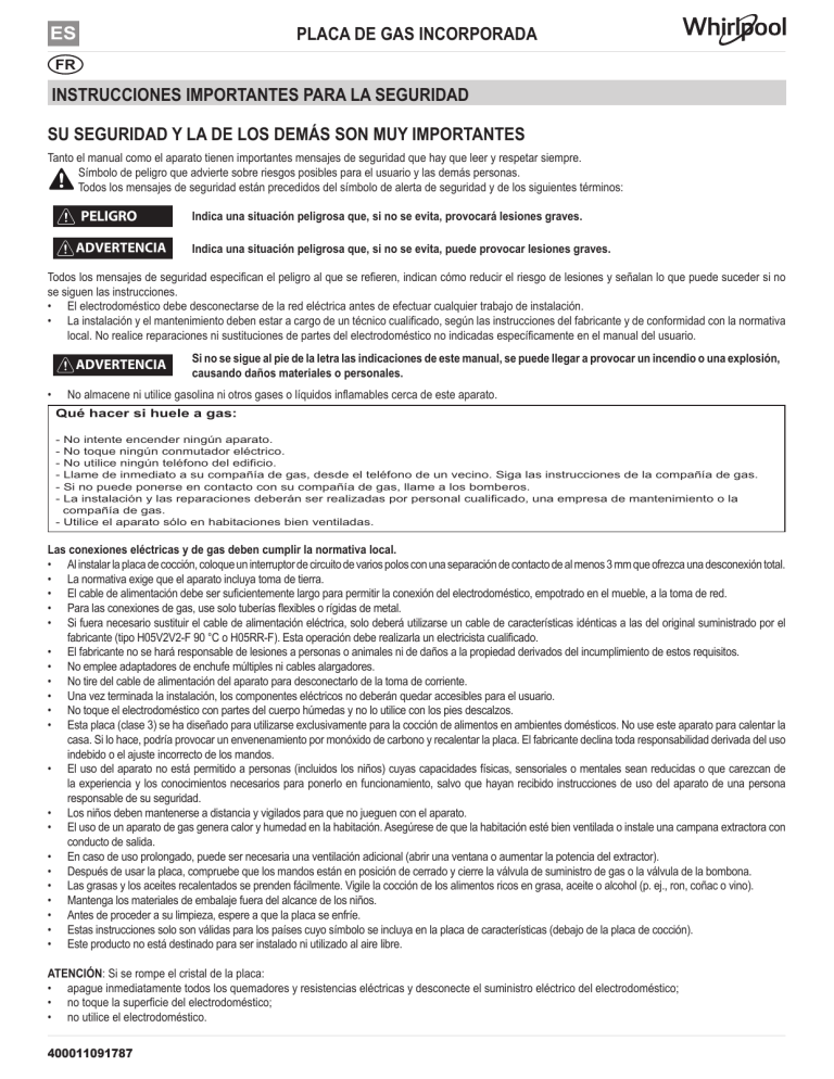 Whirlpool AKT 8000/NB User guide Whirlpool AKT 8000/NB User guide