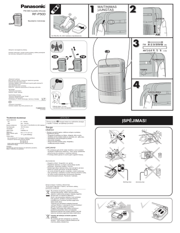 Panasonic RFP50D Operating instructions Panasonic RFP50D Operating instructions
