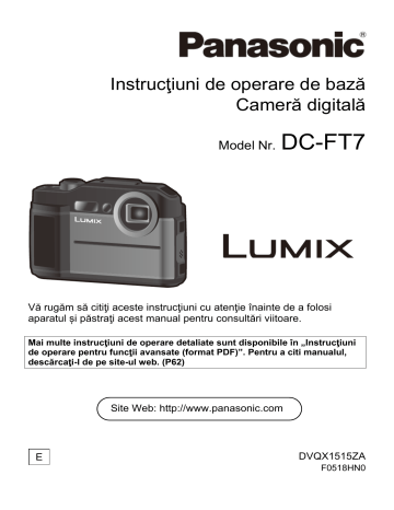 Panasonic DCFT7 Operating instructions Panasonic DCFT7 Operating instructions