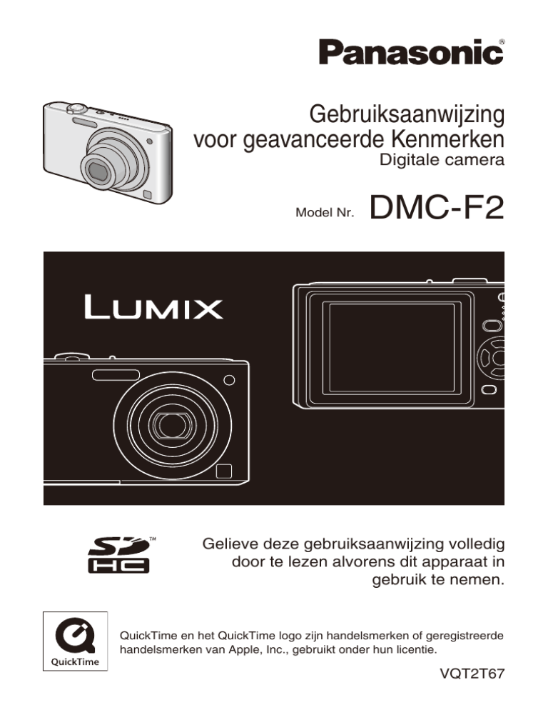 Panasonic DMCF2 Operating instructions Panasonic DMCF2 Operating instructions