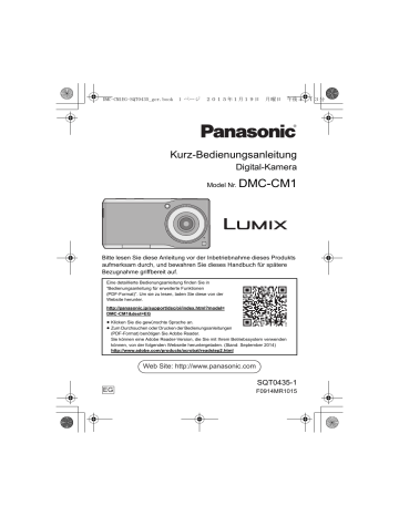 Panasonic DMCCM1EG Operating instructions Panasonic DMCCM1EG Operating instructions