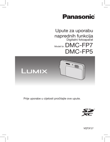 Panasonic DMCFP5EB, DMCFP7EB Operating instructions Panasonic DMCFP5EB, DMCFP7EB Operating instructions