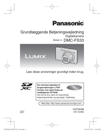 Panasonic DMCFS33 Quick start guide Panasonic DMCFS33 Quick start guide
