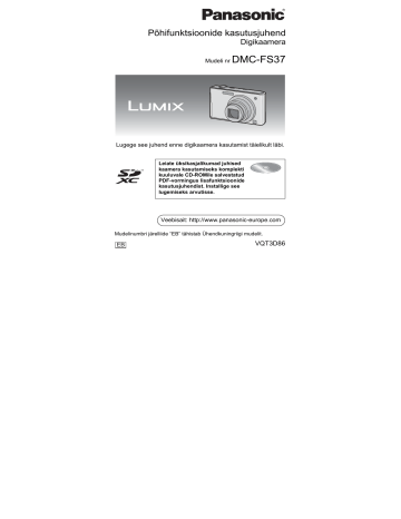 Panasonic DMCFS37 Operating instructions Panasonic DMCFS37 Operating instructions