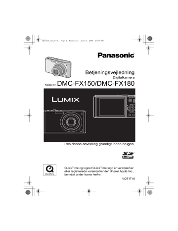 Panasonic DMCFX180 Operating instructions Panasonic DMCFX180 Operating instructions