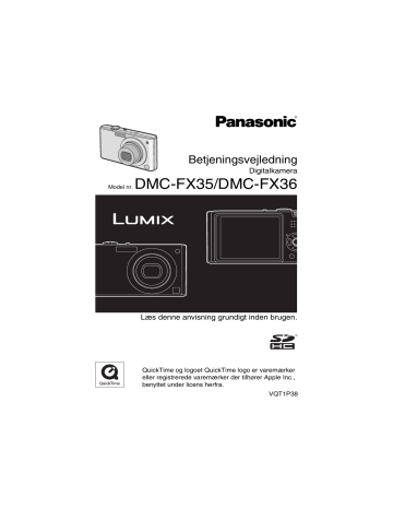 Panasonic DMCFX36 Operating instructions Panasonic DMCFX36 Operating instructions