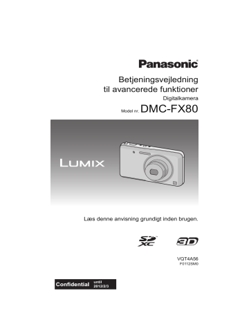Panasonic DMCFX80EP Operating instructions Panasonic DMCFX80EP Operating instructions