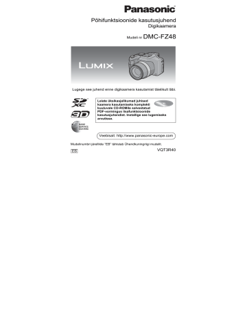 Panasonic DMCFZ48 Operating instructions Panasonic DMCFZ48 Operating instructions