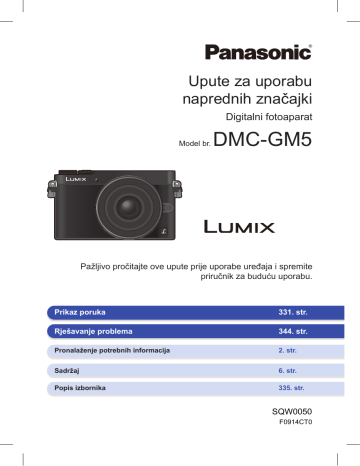 Panasonic DMCGM5LEG, DMCGM5LEC, DMCGM5LEF, DMCGM5WEF, DMCGM5WEB, DMCGM5LEB, DMCGM5KEC, DMCGM5KEG, DMCGM5KEB, DMCGM5WEG Operating instructions Panasonic DMCGM5LEG, DMCGM5LEC, DMCGM5LEF, DMCGM5WEF, DMCGM5WEB, DMCGM5LEB, DMCGM5KEC, DMCGM5KEG, DMCGM5KEB, DMCGM5WEG Operating instructions