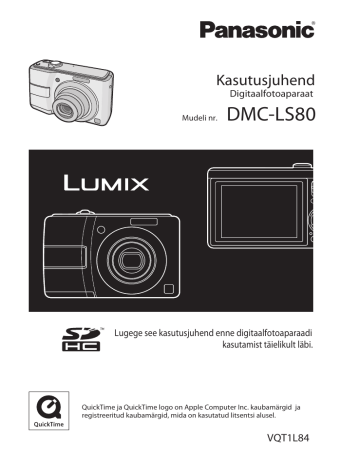 Panasonic DMCLS80 Operating instructions Panasonic DMCLS80 Operating instructions