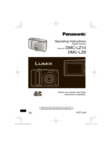 Panasonic DMCLZ10, DMCLZ8 Operating instructions Panasonic DMCLZ10, DMCLZ8 Operating instructions