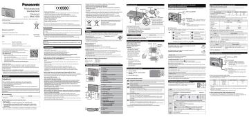 Panasonic DMCSZ8 Operating instructions Panasonic DMCSZ8 Operating instructions