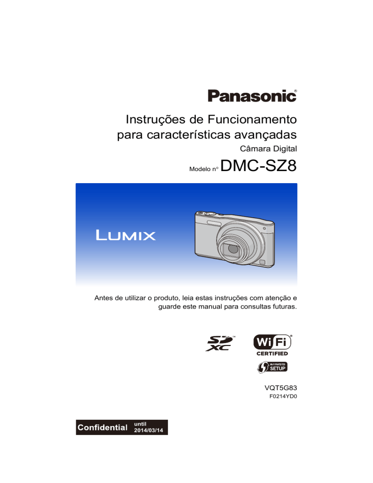 Panasonic DMCSZ8EG Operating instructions Panasonic DMCSZ8EG Operating instructions