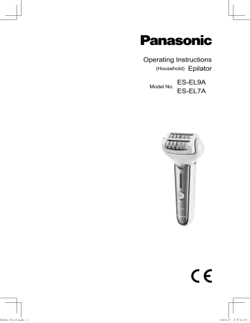 Panasonic ESEL7A, ESEL9A Operating instructions Panasonic ESEL7A, ESEL9A Operating instructions