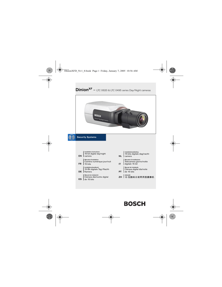 Bosch Appliances Digital Camera LTC 0620 User manual Bosch Appliances Digital Camera LTC 0620 User manual