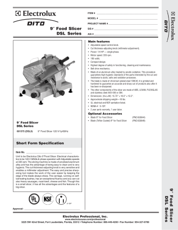 Electrolux Kitchen Utensil 601575 User manual Electrolux Kitchen Utensil 601575 User manual