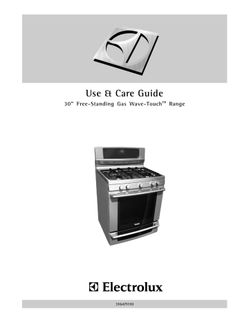 Electrolux Cooktop 316471110 User manual Electrolux Cooktop 316471110 User manual