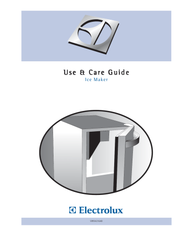 Electrolux Ice Maker 5995421640 User manual Electrolux Ice Maker 5995421640 User manual