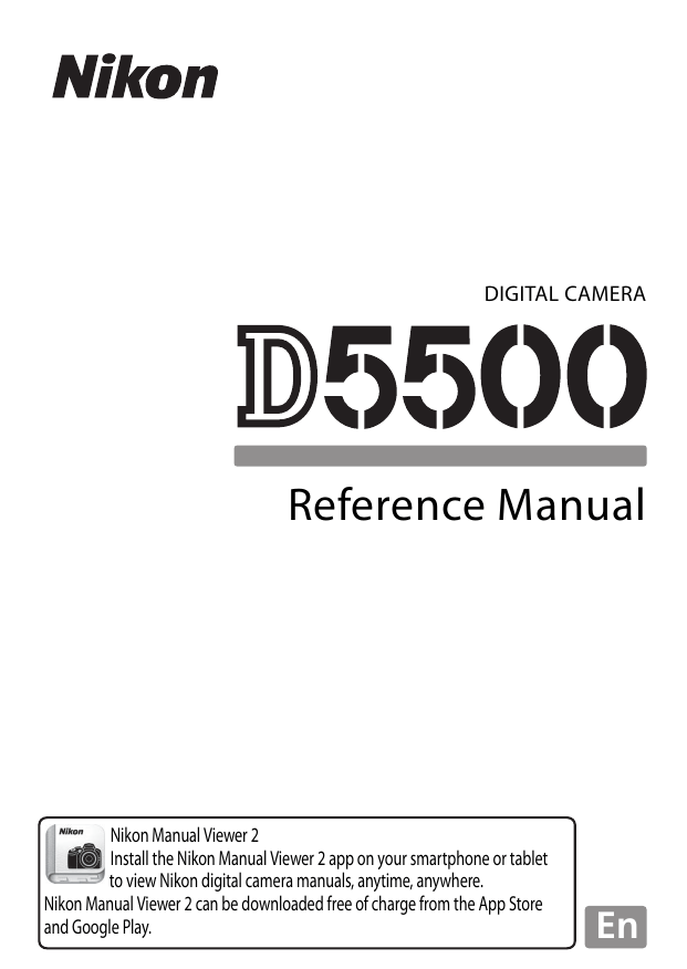 Nikon Webcam N1405, D5500 User manual Nikon Webcam N1405, D5500 User manual
