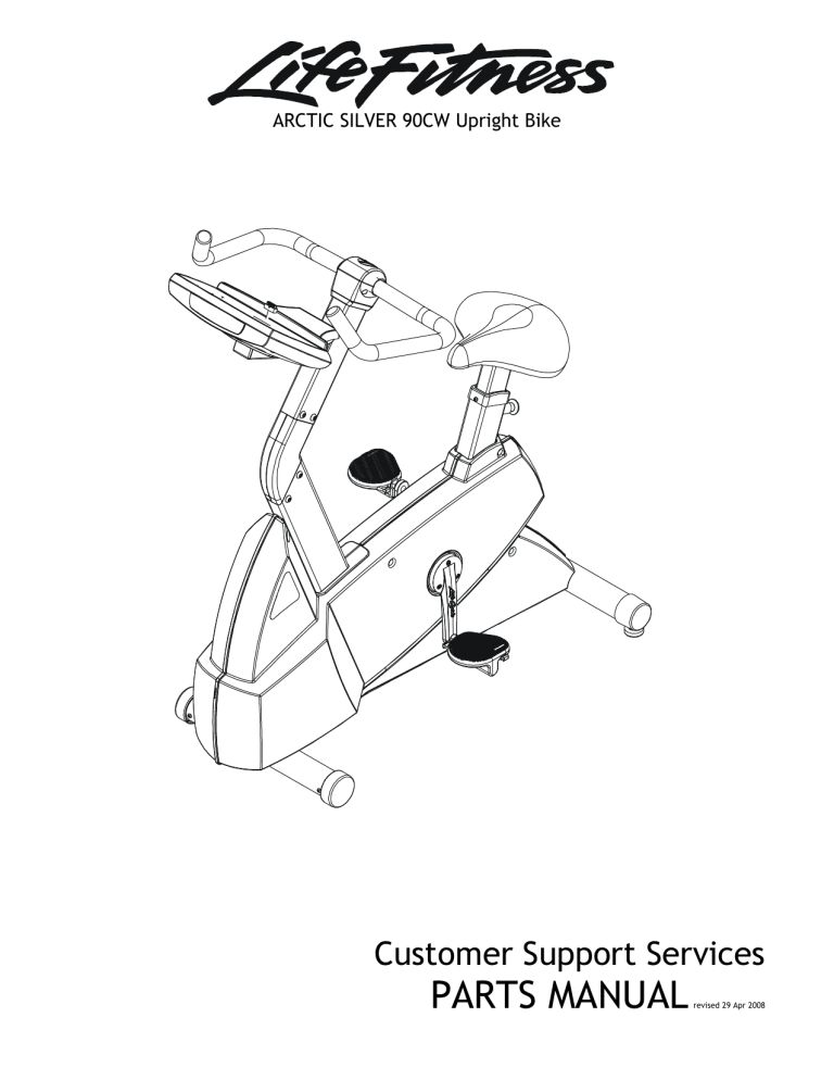 Life Fitness Bicycle 90CW User manual Life Fitness Bicycle 90CW User manual