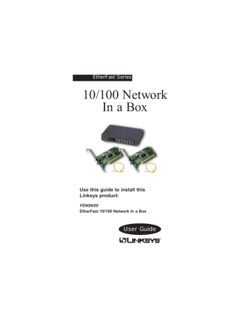 Linksys Network Card FENSK05 User manual | Manualzz