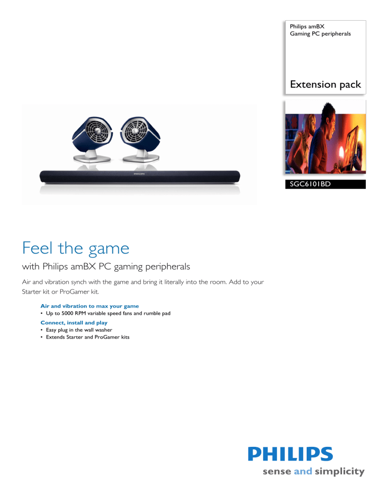 Philips Games SGC6101BD User manual Philips Games SGC6101BD User manual