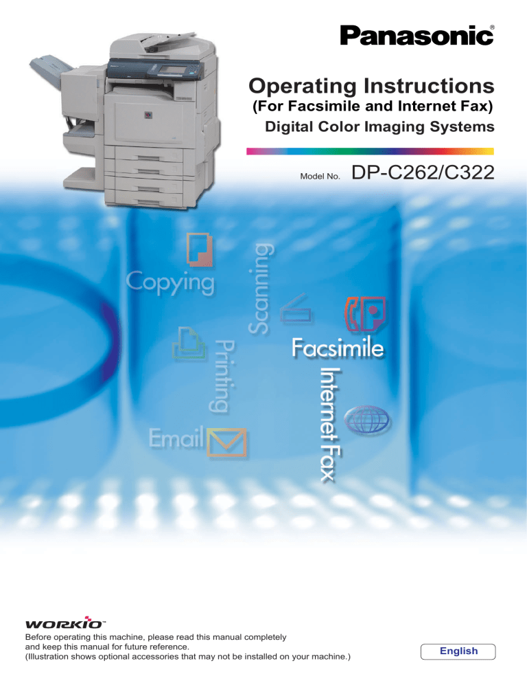 Philips Fax Machine DP-C262 User manual Philips Fax Machine DP-C262 User manual