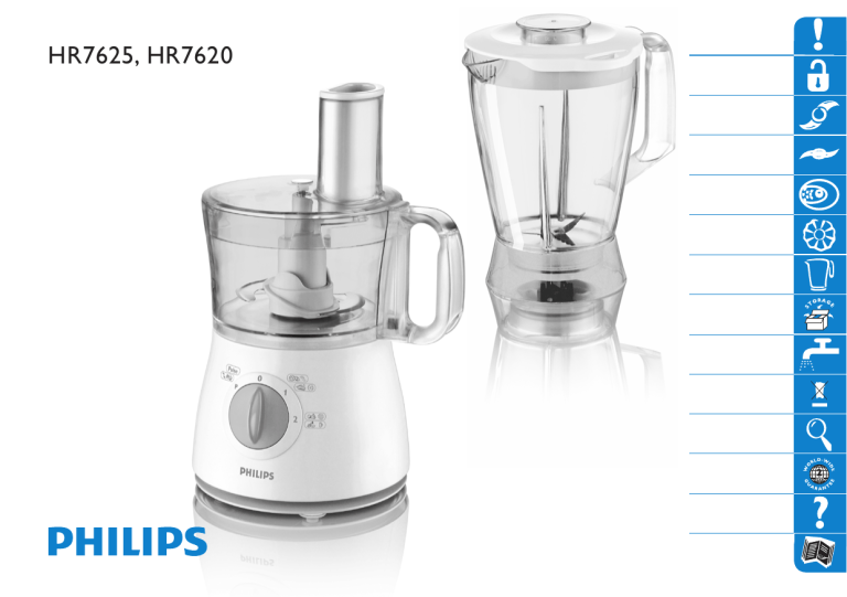 Philips Blender HR7625 User manual Philips Blender HR7625 User manual